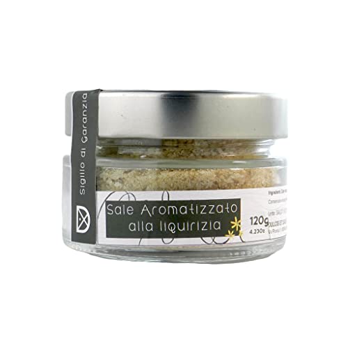 Dulcis Et Salis - Sale, Aromatizzato Alla Liquirizia, Ingredienti Di Alta Qualita', Sale di Qualita', 120g