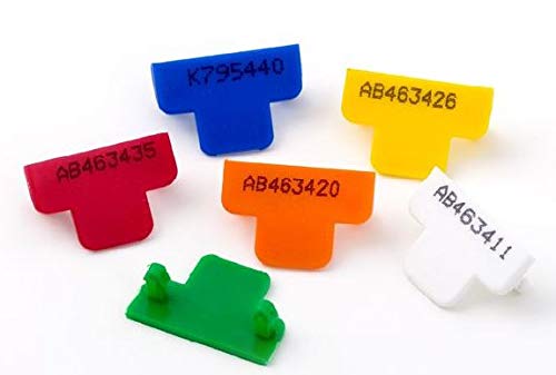 Reusable Cash Bag T Seals 500 Pack (Yellow)