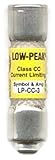 Bussmann LP-CC-3, 3 Amp (3A) 600V Midget,Time Delay, Current Limiting Class CC Rejection Cartridge F