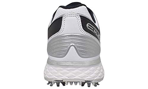 Etonic Difference Spiked Golf Shoes White/Black Size 8 Medium #TOP3