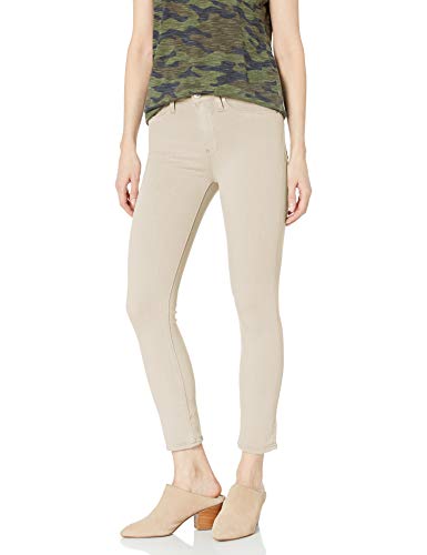 HUDSON Jeans Women's Barbara HIGH Waist Skinny Crop, Ivory, 25