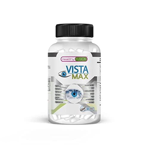 Healthy Fusion Integratori Occhi Con Luteina E Zeaxantina | Potente Ottimizzatore E Protettore Della Visione - 29.62 g - 60 capsule