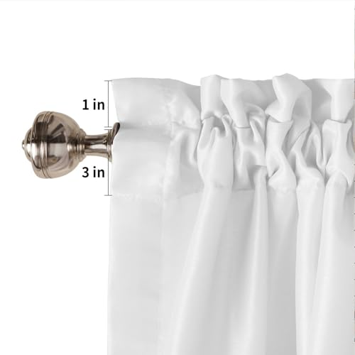 Cortinas para dormitorio y ventanas de baño estilo rústico KnSam 8
