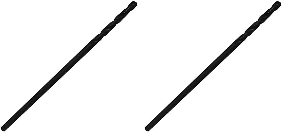 Drill America - DWDACX618 18 Broca de extensión de acero de alta velocidad para aeronaves, serie DWDAC (paquete de 2)