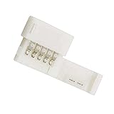 Conector de sistema Pin Click que nos permite unir y fijar dos tramos de tiras LED RGBW de forma fácil y segura
