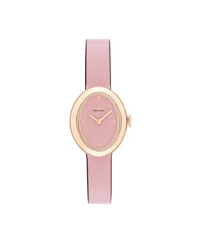 COACH Reloj Analógico para Mujeres de Cuarzo con Correa en Cuero 14504423