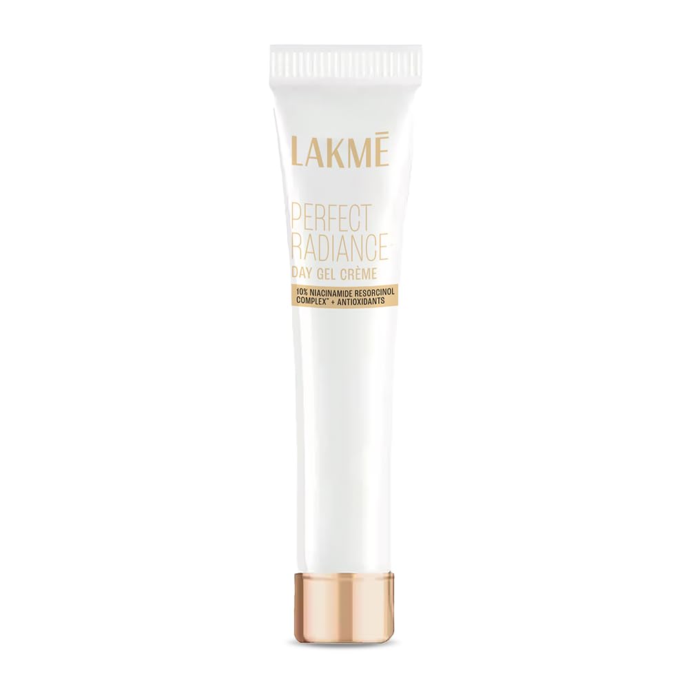 Lakme Perfect Radiance Pigmentation Treatment Day Gel Crème with 10% Niacinamide Resorcinol Complex & Antioxidants, 15g