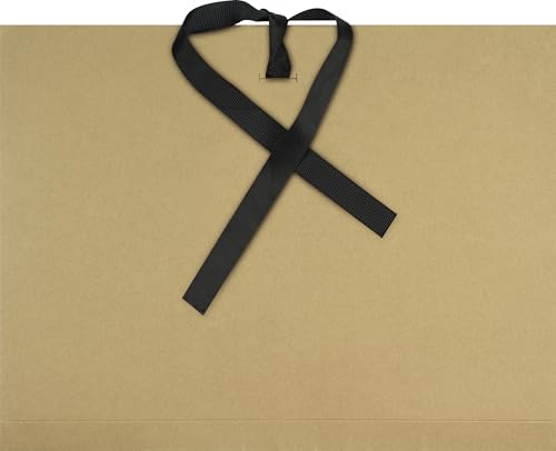 Carpeta de dibujo Kangaro A4 Kraft con cintas