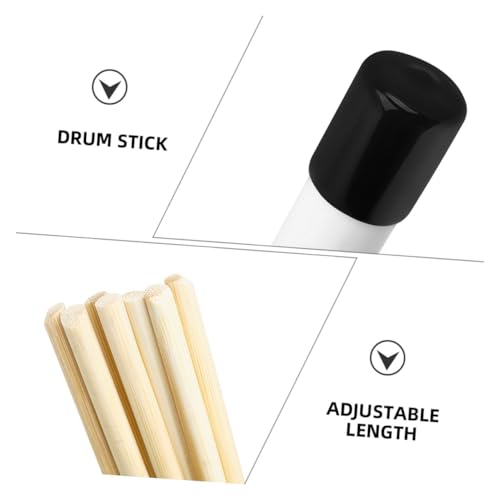 Baquetas de madera Toddmomy para tenor, jazz y cajón, para adultos, con sonido puro y alto rendimiento miniatura 3