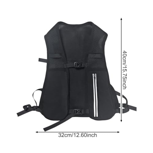 Mochila de hidratación para correr chaleco reflectante ajustable para ciclismo 7