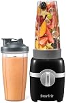 Mixeur personnel Starfrit, deux tasses de 828 ml, modes élevé, bas et pulsation, 300 W, noir