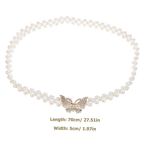 Elegant Imitation Pearl Waist Chain for Women Stylish Wedding Party Decoration Bride Accessory Delicate Design for Beach Special Occasions2