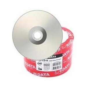 100 Ritek Ridata 52 X CD-R 80 min 700 MB Silver Inkjet Hub Printable ...