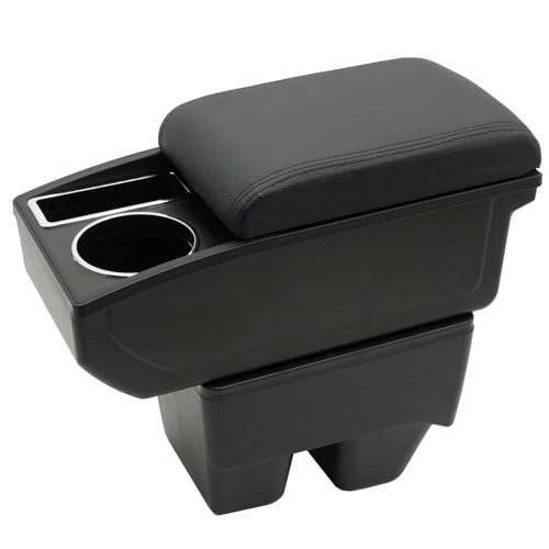 YJYWZH Car Armrest Box for Toyota Yaris Cross 2020-2022 Automotive Accessories Center Console Storage Box with Cup Holder, Black Thread