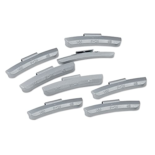 Ckauto P Style Zinc Clip On Wheel Weights 1.5Oz, 3/2Oz, Coated, 25Pcs/Box #TOP2