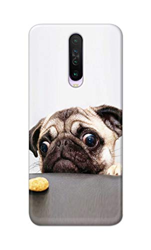 Image of PRINTFIDAA� Printed Hard Back Cover Case for Mi Poco X2 Back Cover (Pug Dog) -2808