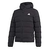Kordelzug verstellbarer Saum adidas Herren Helionic S H J Daunenjacke, Black, L