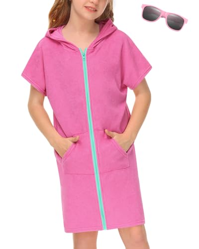 Image of BesserBay Boys Girls Swim Cover Up Terry Cloth Swimwear