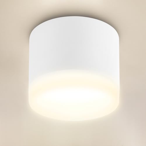 URing LED Aufbauspots - 4000K Deckenspots Weiß - inkl. 6W 550LM GX53 LED...