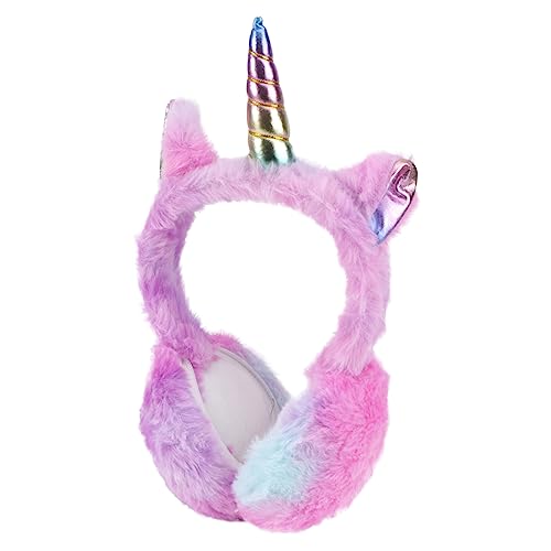 Orejeras de unicornio para niñas pack de 2 protectores auditivos de peluche SOIMISS