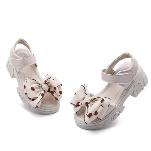 Komfyea Girl Summer Cute Wrap Toe Toddler Soft Flower Flat Beach Sandal Shoes3