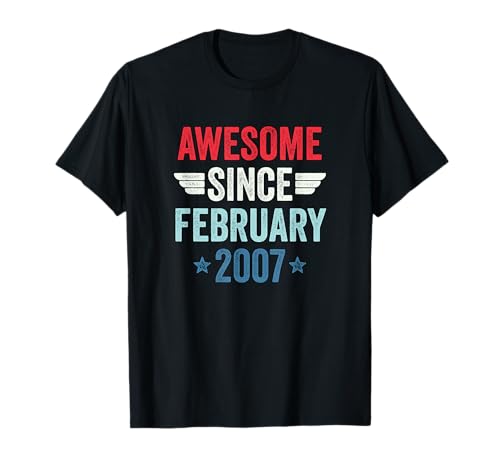 Awesome Since February 2007 T-Shirt