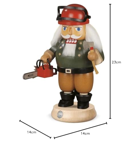 Casse-noisette forestier Müller Seiffen déco de Noël authentique 23cm - 3
