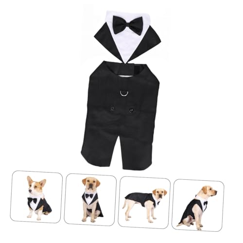 Disfraz formal para perro Tuxedo talla L elegante miniatura 4