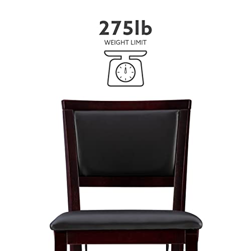 Linon 01832ESP-01-AS-U Keira Pad Back Folding Bar Stool thumb #3