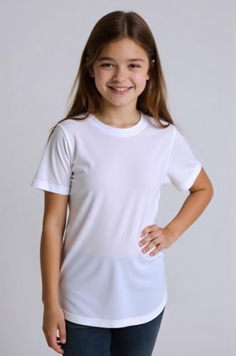 Image of Huata Boys Girls Short Sleeve Tee T-Shirt Crewneck 2 Packs