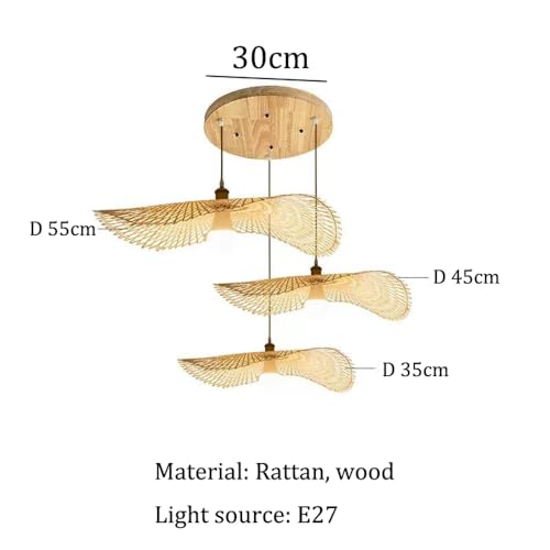 Lampe suspendue rotin cuisine pour éclairer efficacement un plan de travail - 5