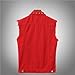 JEKE-DG Men's Sleeveless Fashion Punk Jean Vest Multi Pocket Casual Biker Denim Vest Button Down Red Lapel Jean Vests (Red,Medium)