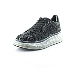 DKNY Womens Essential Lightweight Slip on Comfort Sneaker, Black, 8.5