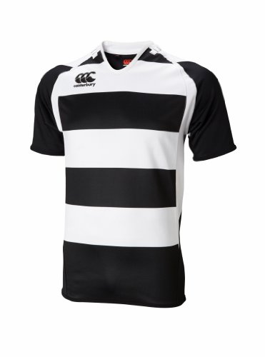 Canterbury Hooped Challenge Jersey, Black/White, XX-Large