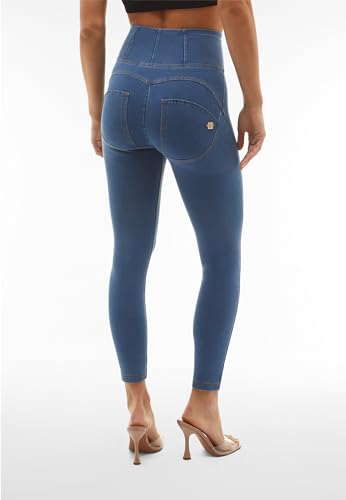 Jeggings 7/8 Freddy WR.UP® WRUP4HC002ORG de alta costura elástica con efecto push-up en talla XL 3
