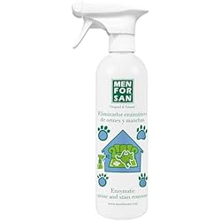 Jabon Nova MENFORSAN Eliminador Enzimático de Orines y Manchas Mascotas, Sin fragancia, Incoloro, 500 ml