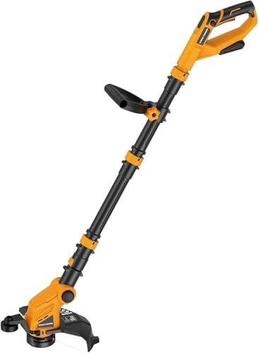 3 in 1 Cordless String Trimmer Compatible with DEWALT 20V MAX Battery(Tool Only) 12 Auto Feed Cordless Weed Eater Lightweight Electric Weed Wacker & Edger for Lawn Garden Yard