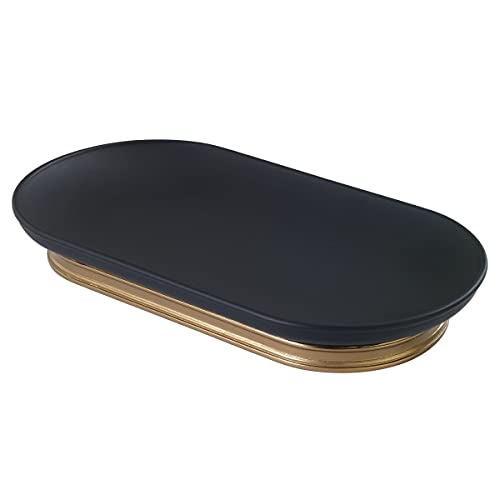 Avanti Linens - Vanity Tray, Guest Bathroom Essentials, Modern Home Decor (Memphis Collection, Black) by Avanti Linens - Image 2