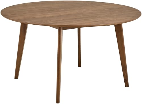 AC Design Furniture Roxanne rund Esstisch, Tischplatte matt Walnuss UV Lackiert Funier, Gestell Walnuss gebeizt SH Lack Rubberwood, Ø140x76 cm AC Design Furniture Roxanne rund Esstisch, Tischplatte matt Walnuss UV Lackiert Funier, Gestell Walnuss gebeizt SH Lack Rubberwood, Ø140x76 cm