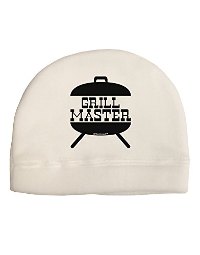 TOOLOUD Grill Master Grill Design Adult Fleece Beanie Cap Hat White