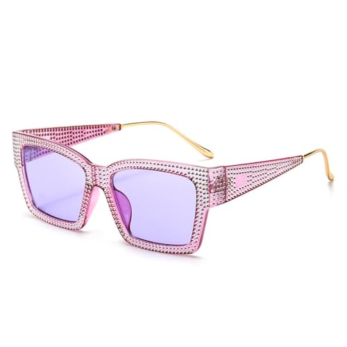 Lunettes de soleil diamant femmes pour terrasses ensoleillées et escapades mode