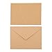 Best Paper Greetings Blank A7 Note Cards & Envelopes Set - Kraft Paper Stationery & Blank Cards and Envelopes - DIY Paper Crafting Supplies & Letter Writing Stationery - 5x7 In, 50-Pack, Brown Kraft