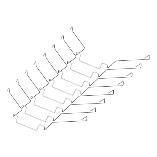 MECCANIXITY 8pcs CPU Heatsink Fan Buckles, 11CM Wire Buckle Upper Hook Type Fixing Clips PC Mainboard CPU Radiator for Computer Cooling Accessories