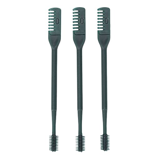 Cortador de Cabello de la Nariz Manual, Limpieza de Nasal Nasal Harmesser 3pcs Seguridad de Seguridad Doble Cabeza Oscura para en Casa