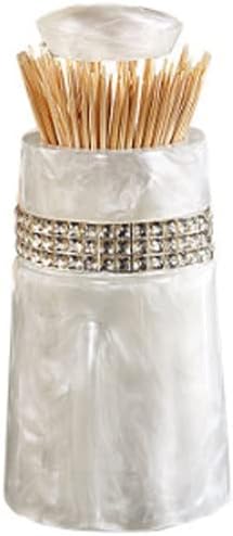 Home Automatic Holder Table Toothpick Storage Box Tandenstoker Decoration Cotton Bud Household Dispenser