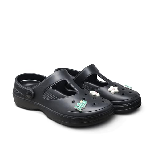 Image of ASIAN Women's INDIGO-07 Comfortable & Light Weight Clogs for Women | Stylish & Anti-Skid Sandals with Adjustable Back Strap for Adult | Waterproof & Everyday Use Mules for Girls and Ladies