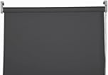 Apex Furnishings Grey Blackout roller blinds for windows, Thermal Insulated UV Protection Child Safety Trimmable Easy Fit Home office Window Blinds W 90cm x L 165cm