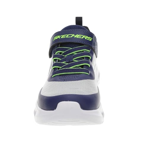 Skechers Bambino Glide-Step Drift - Zorzox Sneaker In Blu Navy Blue/Lime, Taglia 33, Lavabile In Lavatrice - 5