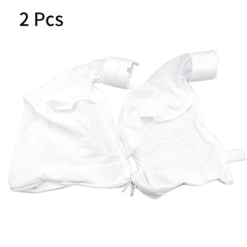 hehsd0 Pool Skimmer Socks, 2 Pcs Dust Filter Storage Zipper Closure Swimming Pool Cleaner Bag Replacement For Polaris 360