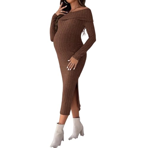 Robe de maternité pour future maman occupée, tenue de grossesse chic